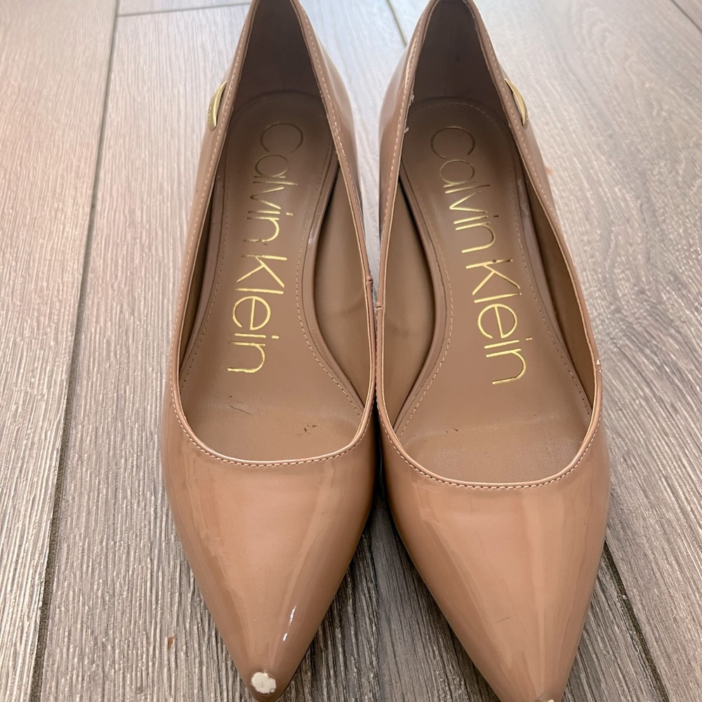 Calvin Klein kitten heel